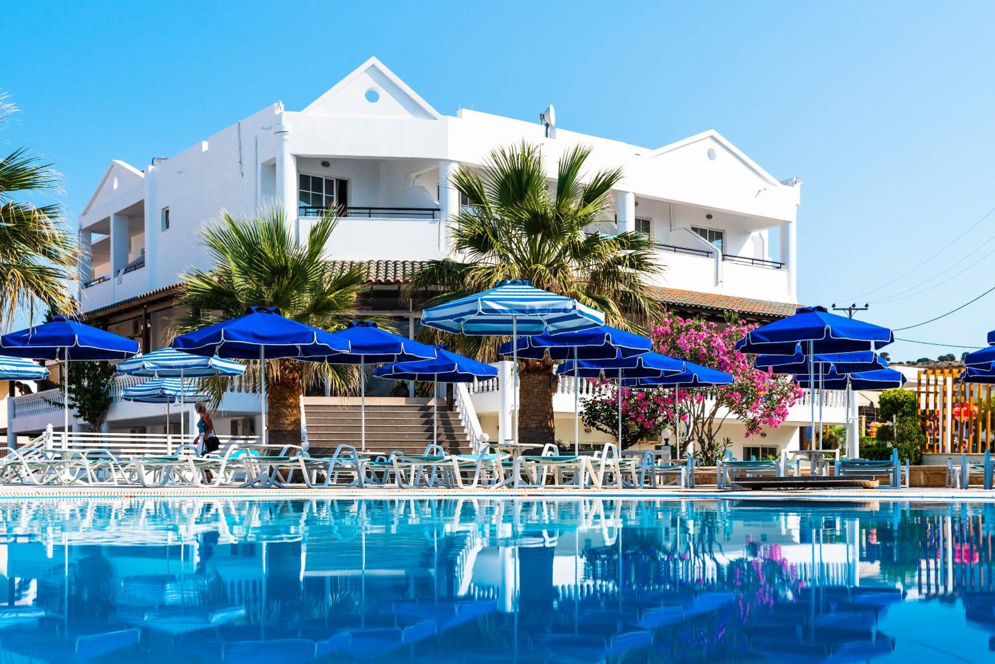 Elvita Beach Hotel Kiotari Dış mekan fotoğraf