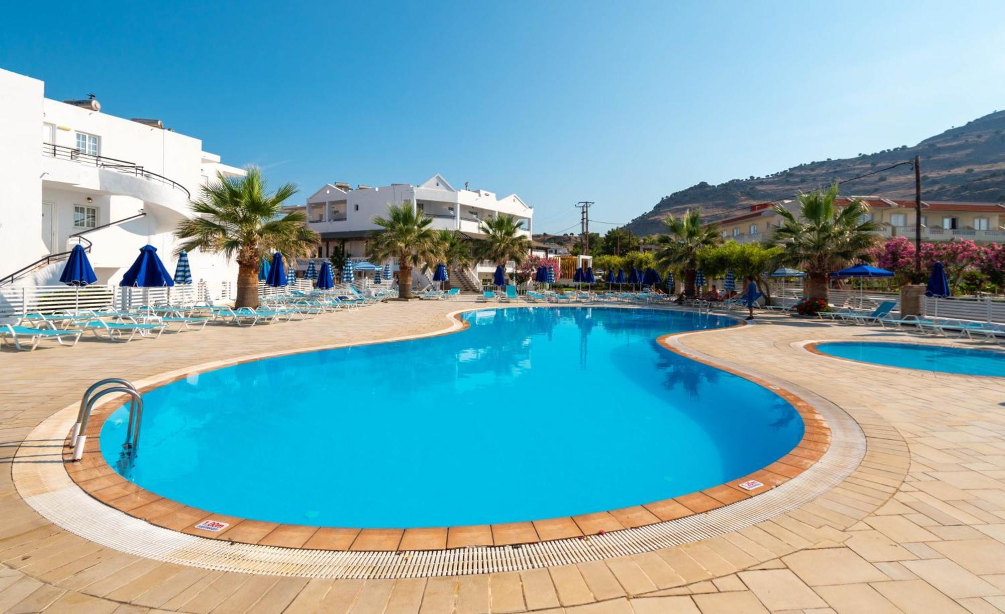 Elvita Beach Hotel Kiotari Dış mekan fotoğraf
