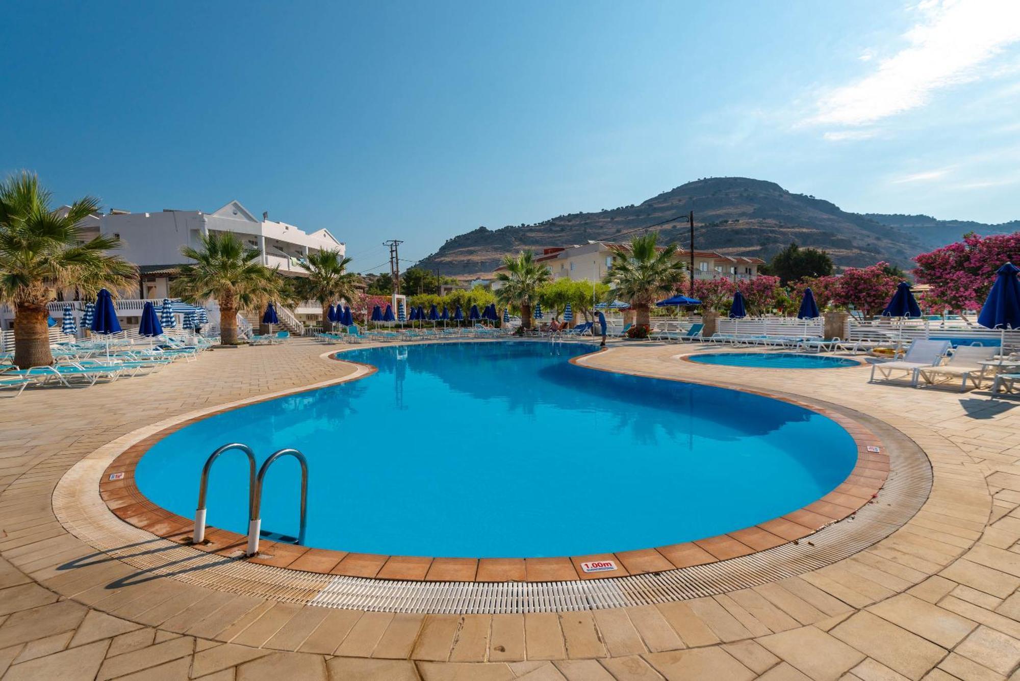 Elvita Beach Hotel Kiotari Dış mekan fotoğraf